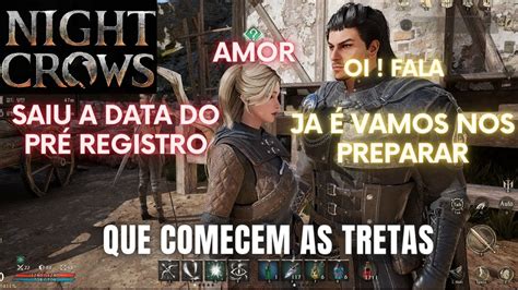 SAIU A DATA OFICIAL DO PRÉ REGISTRO DE NIGHT CROWS CONFIRA YouTube