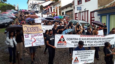 Servidores De Ouro Preto Regi O Central De Mg Est O Em Estado De