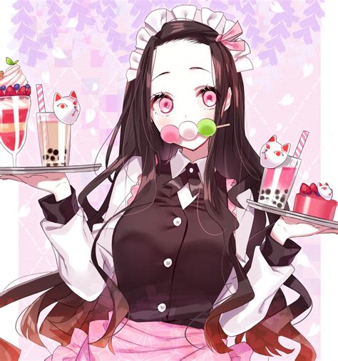 Maid Nezuko Kimetsu No Yaiba R Awwnime