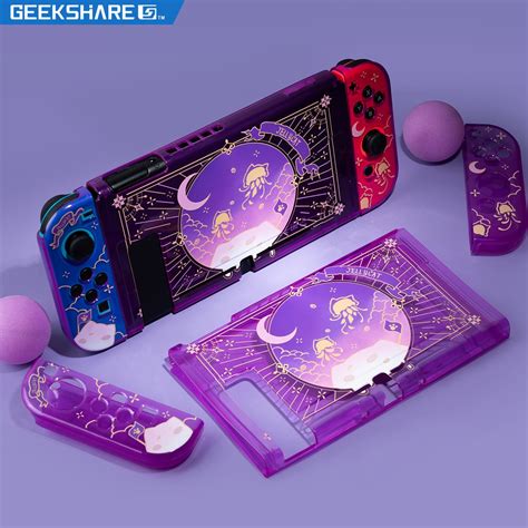 GeekShare Moonlight Jellyfish Funda Protectora Para Nintendo Switch E