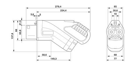 Gbt Dc A V Ev Quick Charger Connector Socket Single Phase Ev