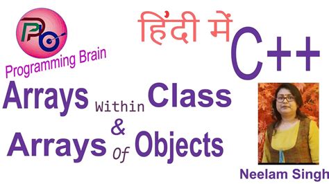 C Array Of Class Objects And Array Within Class With Programs In