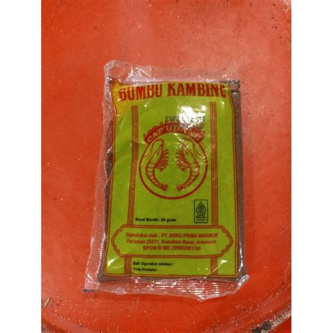 Jual Bumbu Kambing Cap Udang G Shopee Indonesia