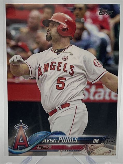 Topps Albert Pujols Baseball Card Mint