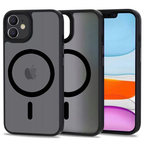 MATOWE ETUI CASE OBUDOWA COVER DO MAGSAFE NA IPHONE 11 MATTE BLACK