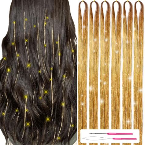 Amazon Missuhui Hair Tinsel With Tools Inch Strands Hair