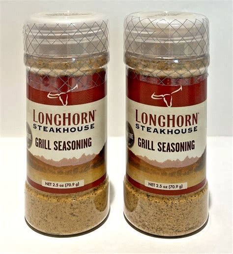 Longhorn Steakhouse Signature Grill Seasoning New Sealed Best By