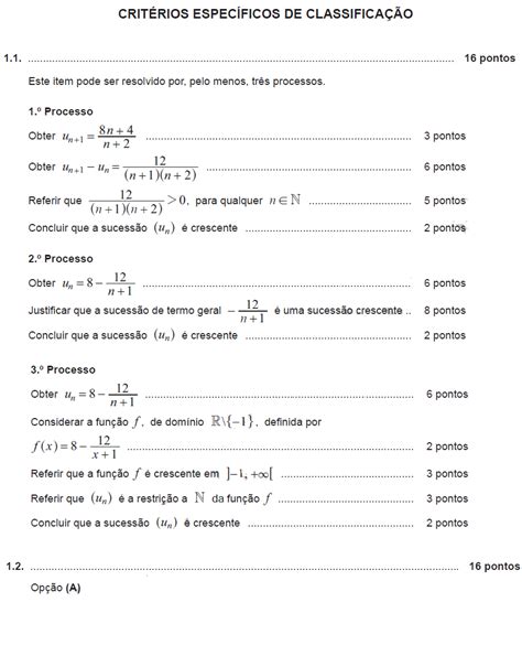 Exame Nacional Matemática A 2020 1 ª fase