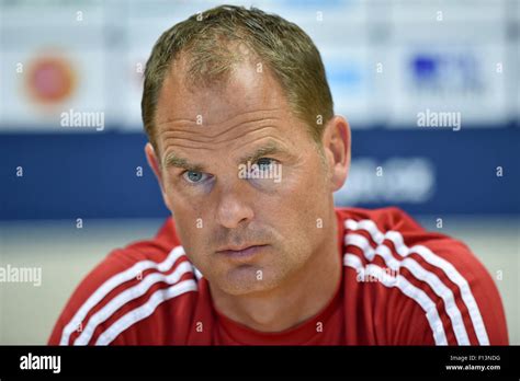 Coach of Ajax Amsterodam Frank de Boer speaks at a press conference ...