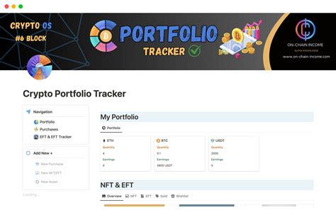 Crypto Portfolio Tracker Notion Template