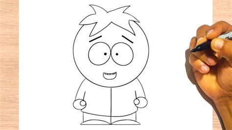 How To Draw Butters Stotch South Park Drawing Step By Step YouTube