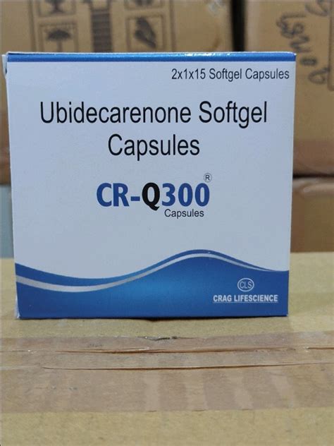 CR Q300 Ubidecarenone Softgel Capsule At Rs 1240 Box Soft Gel Capsule