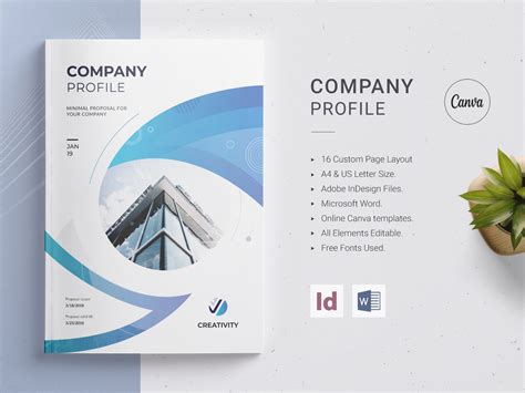 The Company Profile Word And Canva By Creativity Design On Dribbble