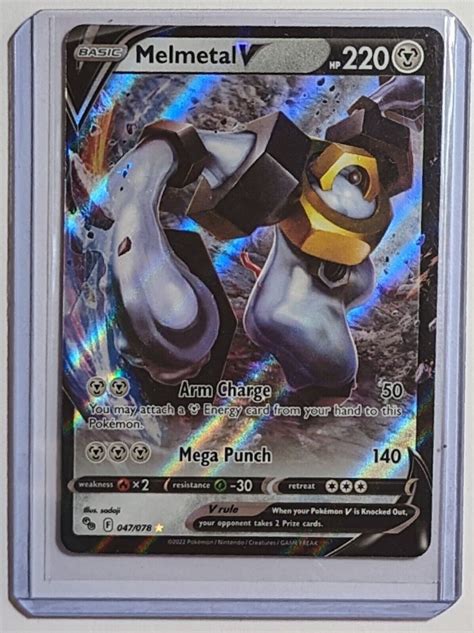 Pok Mon Tcg Melmetal V Pokemon Go Holo Ultra Rare Ebay