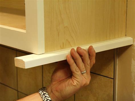 How To Install A Kitchen Cabinet Light Rail How Tos DIY