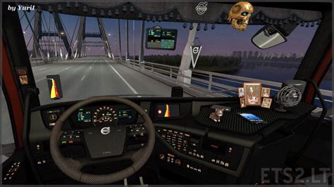 Dark Interior Volvo FH16 2012 v.0.9 | ETS2 mods