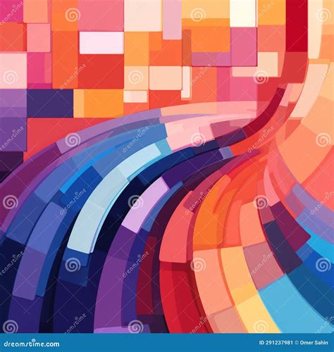 Pigment Pastiche Artistic Fusion Of Color Swatches Royalty Free