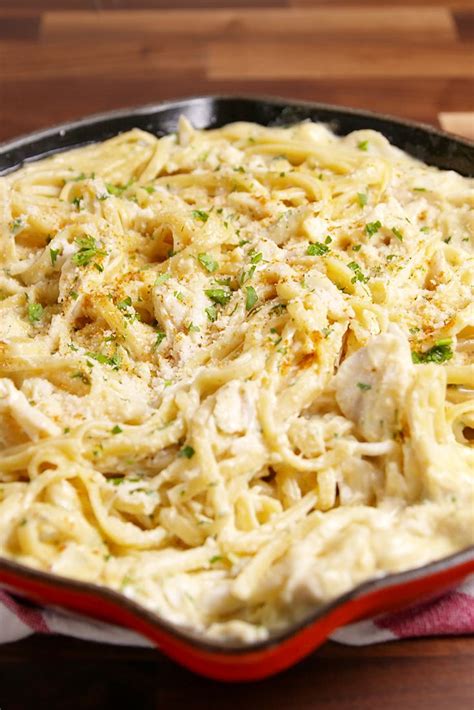 imitation crab alfredo pasta
