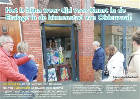 Het Is Bijna Weer Tijd Voor Kunst In De Etalage In De Binnenstad Van