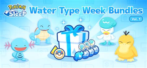 Pok Mon Sleep Water Type Week Bundles Vol Include Incense