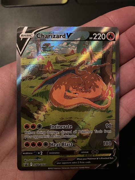 Charizard V SWSH260 Ultra Premium Alt Art Promo Card Pokemon TCG UPC