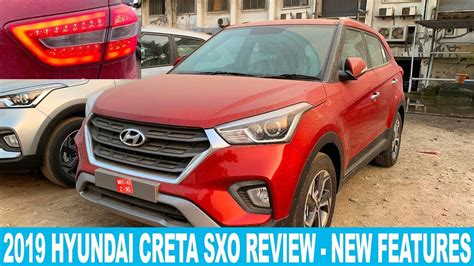 2019 Hyundai Creta Sxo Review New Features Youtube