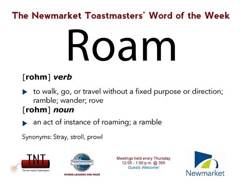 Word Of The Week Roam Meeting Theme Planes Trains And Automobiles