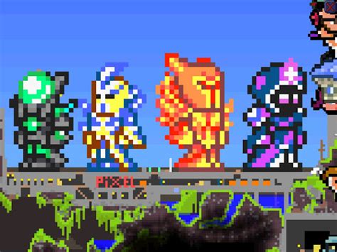 All Of The Endgame Armor So Far In Terraria By Pixel Gamer