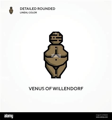 Venus Of Willendorf Vector Icon Modern Vector Illustration Concepts