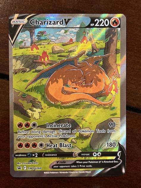 Mavin Pokemon Ultra Premium Collection Charizard V SWSH260 Promo Full