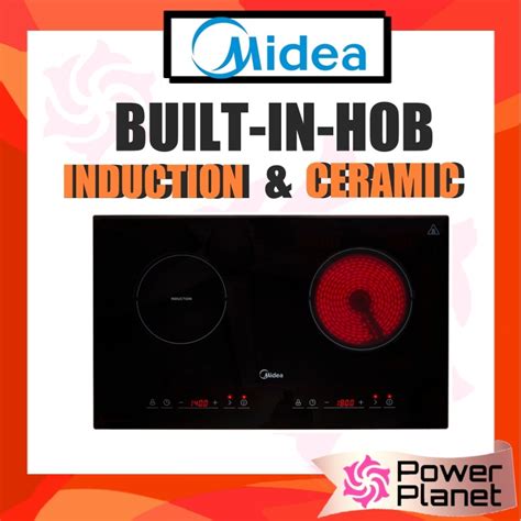 Midea Built In Induction Ceramic Hob Mcihd W Dual Zone Multi