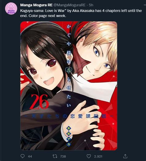 Kaguya Sama Love Is War Acabará Muy Pronto Llega El Final De Un Manga