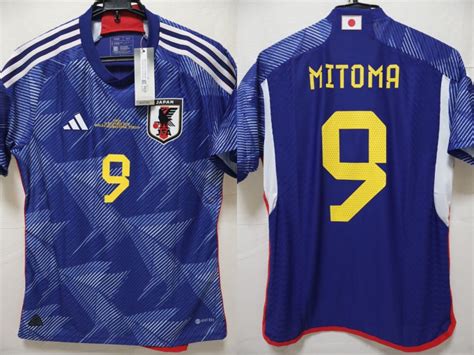 2022 Japan National Team Player Jersey Home Mitoma 9 With Match Day