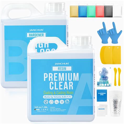 Yrym Epoxy Resin Kit For Beginners Fl Oz Crystal Clear Casting