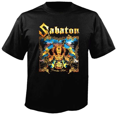 Sabaton Carolus Rex T Shirt Metal Rock T Shirts And Accessories