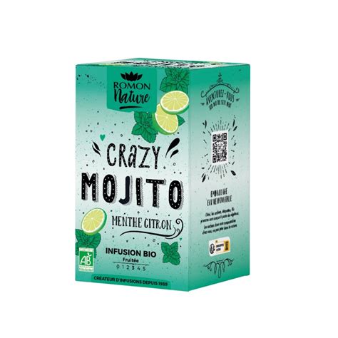 Infusion Crazy Mojito Bio Sachets Romon Nature