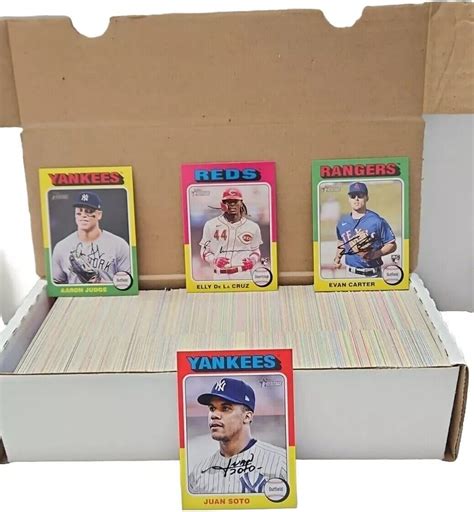 Amazon 2024 Topps Heritage Baseball Complete Mint Basic 400 Card