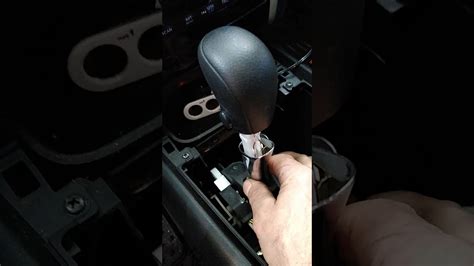 How To Remove Shifter Knob 2013 Nissan Pathfinder Youtube