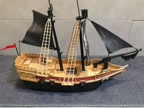 PLAYMOBIL 6678 Bateau Pirates des Ténèbres île EUR 35 00