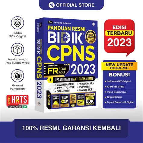 Jual Buku Cpns Panduan Resmi Bidik Cpns Shopee Indonesia