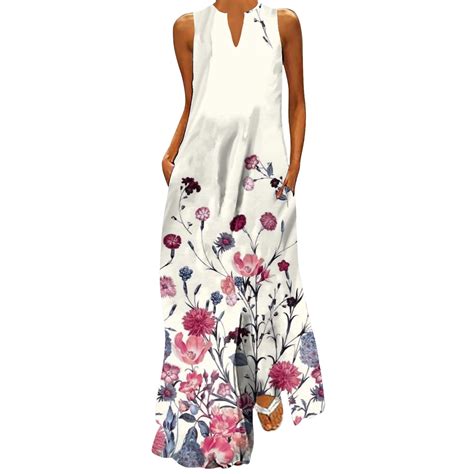 Xlzwnu Summer Dresses For Women Beach Dress White Dress Women Maxi