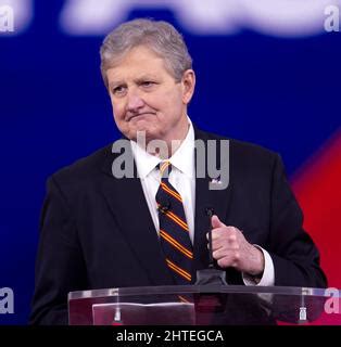 Senator Kennedy At A Press Conference Stock Photo Alamy