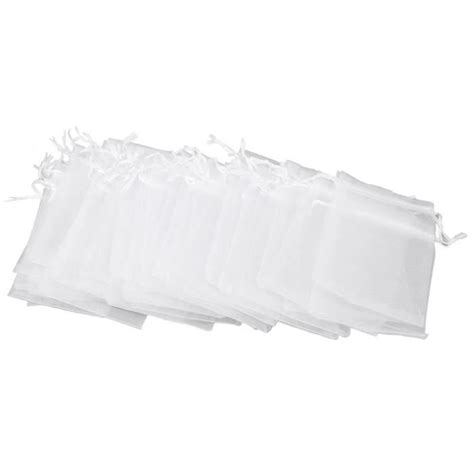 Cuque Sacs Vides 100pcs Petits Sacs En Maille Sacs En Organza