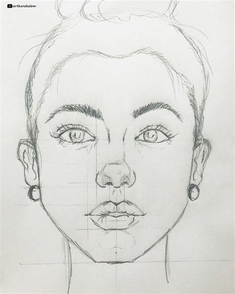 How To Draw A Face Face Proportions By Nadia Coolrista Artofit