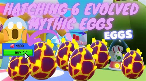 Hatching 6 Evolved Mythic Eggs I Hope They Are Not All Common Pets