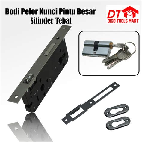 Jual Bodi Pelor Kunci Pintu Besar Silinder Tebal Body Pelor Pintu