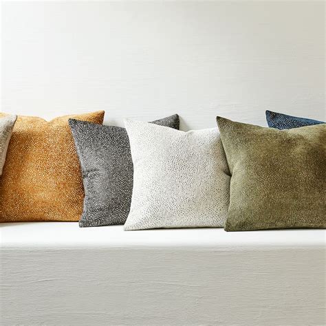 Dotted Chenille Jacquard Pillow Cover West Elm