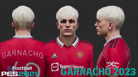 PES 2021 | NEW LOOK FACES GARNACHO 2023 - YouTube