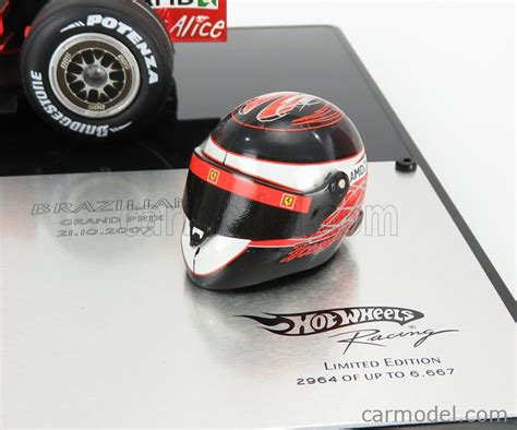 Mattel Hot Wheels M Scale Ferrari F F N Brazilian Gp Kimi Raikkonen Oct