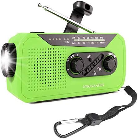 Wind Up Radio Solar Hand Crank Portable Emergency Am Fm Weather Radio